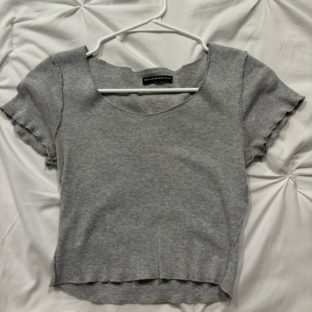 Brandy Melville gray t-shirt